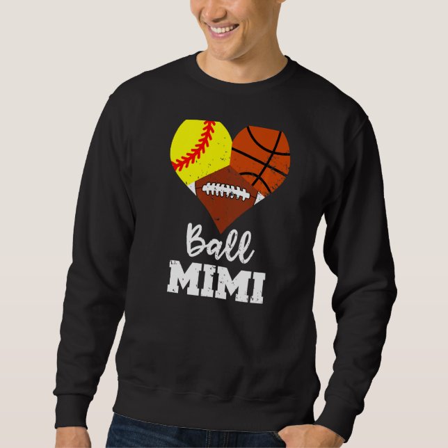 Moletom Ball Mimi Heart Softball Mimi (Frente)