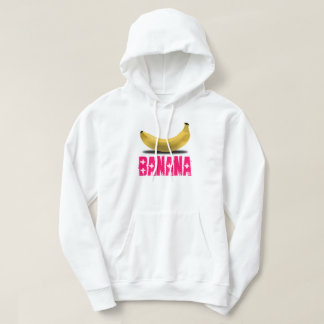 MOLETOM BANANA COM TEXTO DE ROSA