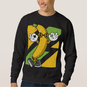 Moletom Banana legal com óculos de sol Tampa de Fruta de v