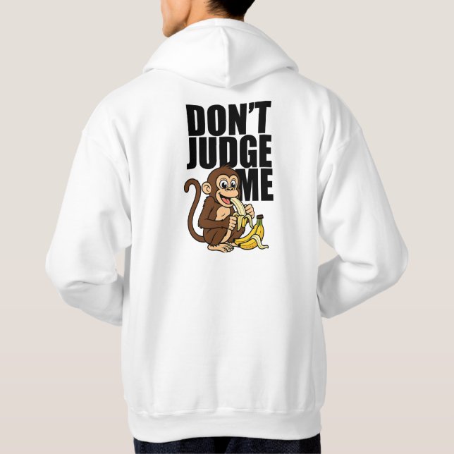 Moletom Banana Monkey – Design de Humor de Desenho Animado (Verso)