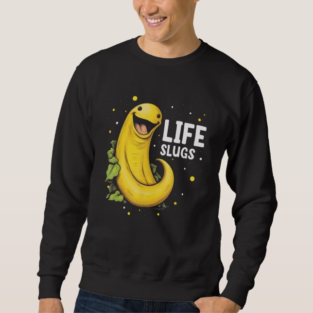 Moletom Banana Slug Collecting Quote for Slug Science 18 (Frente)