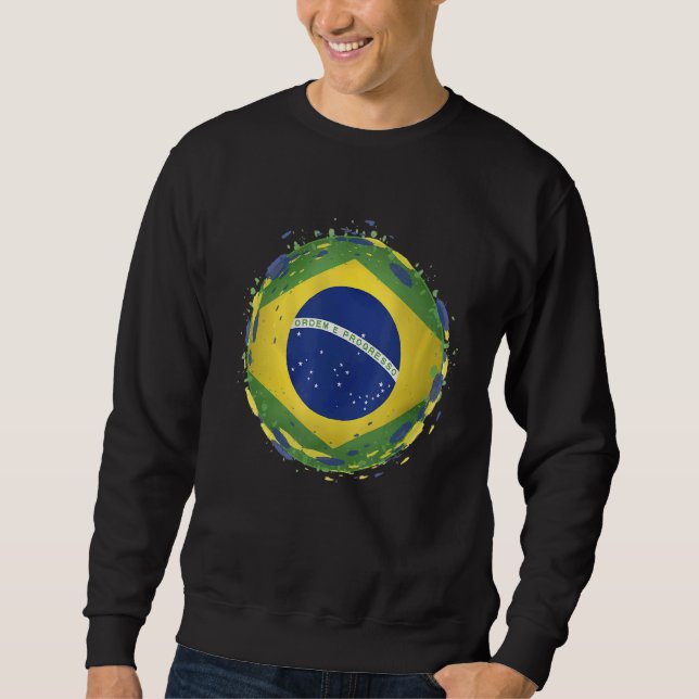 Moletom Bandeira 2 do Brasil de Futebol (Frente)