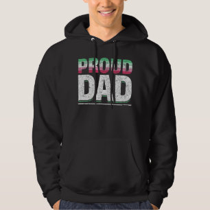 Moletom Bandeira Abrosexual Orgulhosa do Pai LGBT Queer