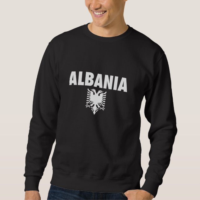Moletom Bandeira albanesa (Frente)