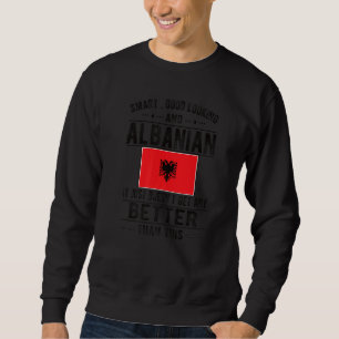 Moletom Bandeira albanesa Albânia Raízes albanesas