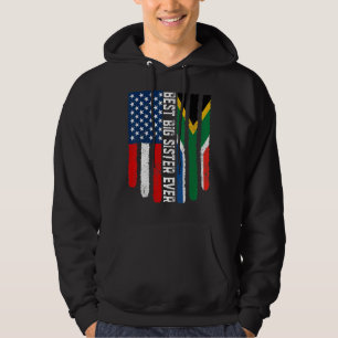 Moletom Bandeira Americana África do Sul Melhor Irmã Grand