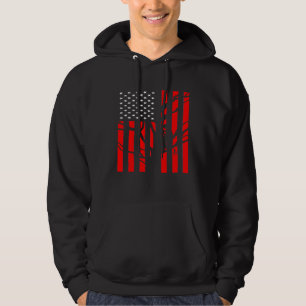 Moletom Bandeira Americana Arborista Para Homens Legal