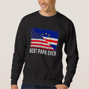 Moletom Bandeira Americana Cabo Verde Melhor Papa Nunca Fa