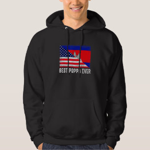 Moletom Bandeira Americana Camboja: Melhor Família Poppa E