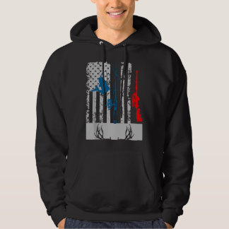 Moletom Bandeira Americana De Caça E Pesca Para Caçador 