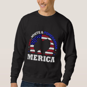 Moletom Bandeira Americana Do Pomerânia Em 4 De Julho