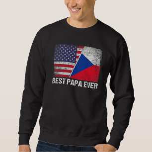 Moletom Bandeira Americana e República Checa Melhor Papa N