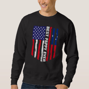 Moletom Bandeira Americana e Samoa Sinalizador Melhor Famí