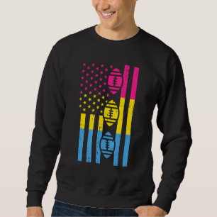 Moletom Bandeira Americana Futebol Pansexual Pan Pride Lgb