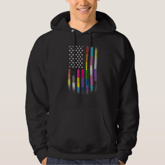 Moletom Bandeira Americana Homossexual Lgbt Lgbtq Flag 202