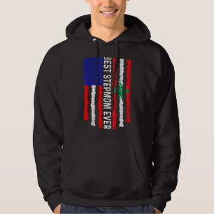 Moletom Bandeira Americana Libanesa Melhor Stepman Nunca F