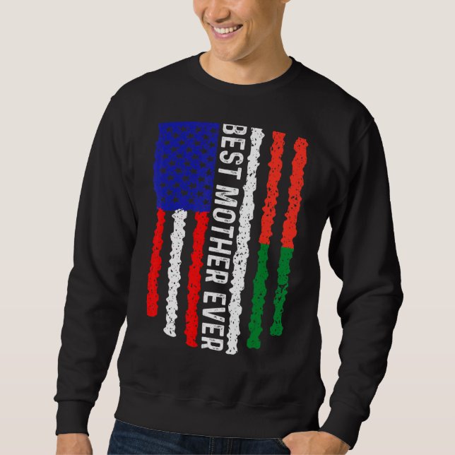 Moletom Bandeira Americana Madagascar Melhor Mãe Febre (Frente)