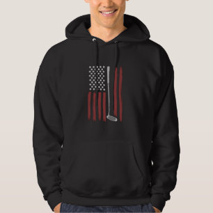 Moletom Bandeira Americana Retro Golfe Golfista Clube de G