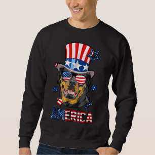 Moletom Bandeira Americana Rottweiler 4 De Julho Pn Patrió
