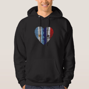 Moletom Bandeira argentina paraguaia Coração Argentina Par