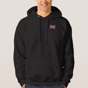 Moletom Bandeira Britânica Union Jack Masculina Preta