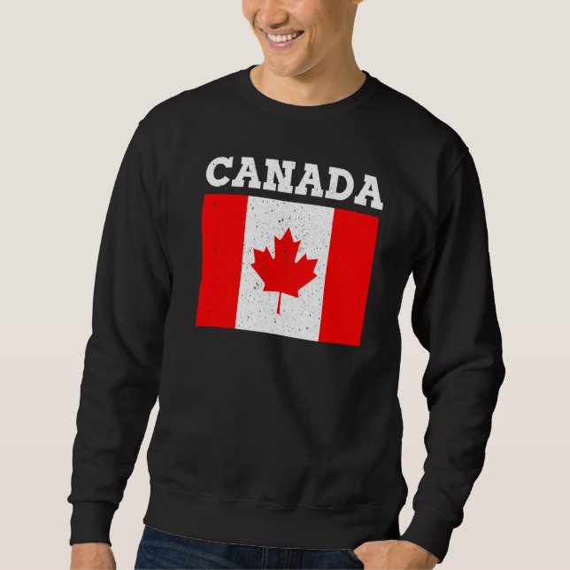 Moletom Bandeira Canadense Flag Pride Canadense Flag (Frente)
