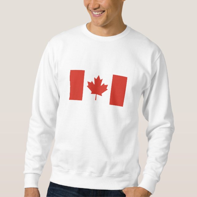 Moletom Bandeira Canadense Patriótica (Frente)