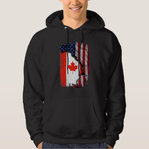 Moletom Bandeira Canadense ROOTS Meia Bandeira Americana P