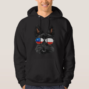 Moletom Bandeira Chilena Terrier Escocês Cachorro Chile Bo
