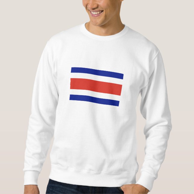 Moletom Bandeira Civil da Costa Rica (Frente)