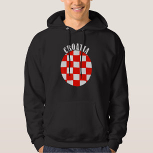 Moletom Bandeira Croata Croácia Orgulho Croata Croácia Cro