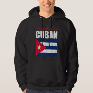 Moletom Bandeira Cubana De Não Estou Gritando Sou Cubano C