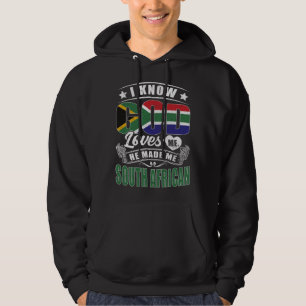 Moletom Bandeira da África do Sul Deus Me Ama Sul-African