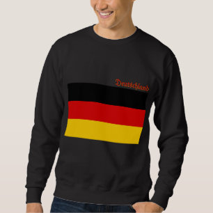 Moletom Bandeira da Alemanha recortada personalizada