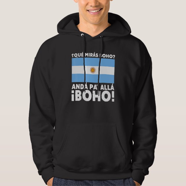Moletom Bandeira da Argentina Orgulho Argentino Discurso E (Frente)