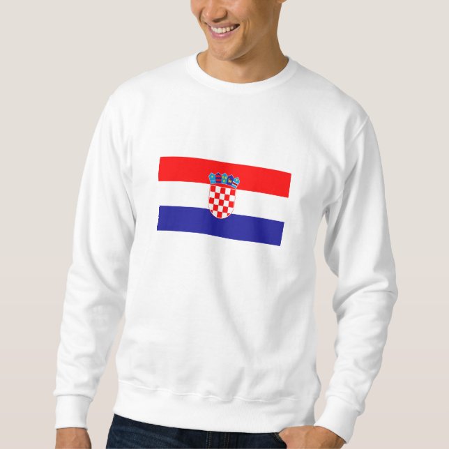 Moletom Bandeira da Croácia (Frente)