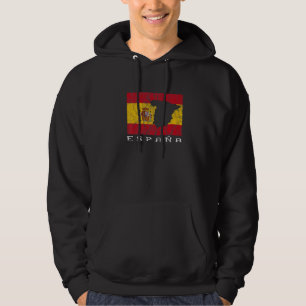Moletom Bandeira da Espanha Contorno Espanha Viagem Orgulh