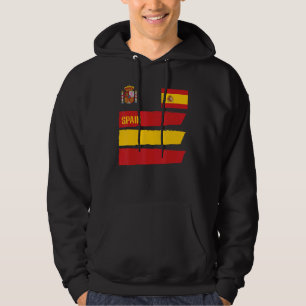 Moletom Bandeira da Espanha Espana Futebol Fã Homens Mulhe
