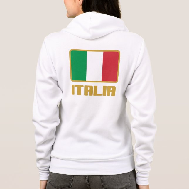 Moletom Bandeira da Itália (Verso)