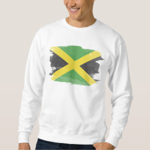 Moletom bandeira da Jamaica, pincel derrame, bandeira naci