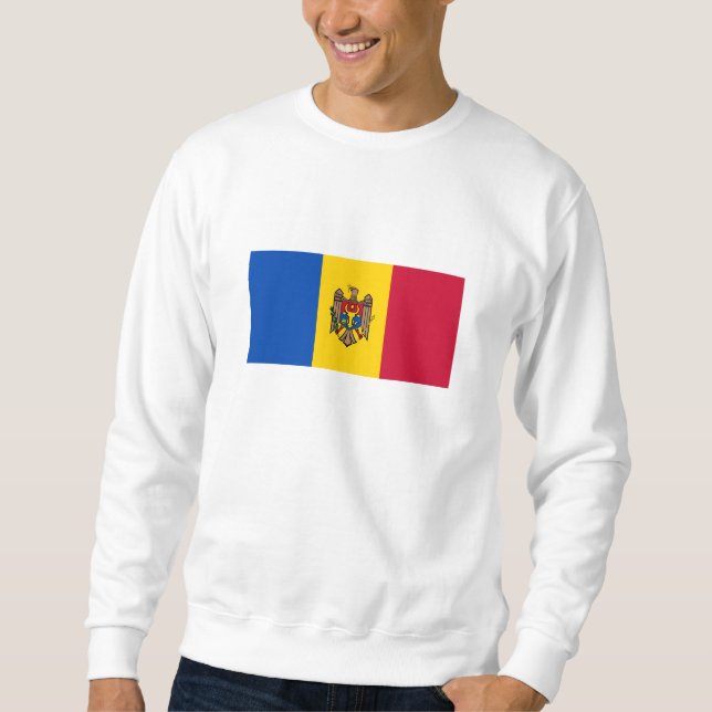Moletom Bandeira da Moldávia (Frente)