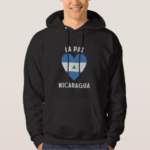 Moletom Bandeira da Nicarágua Coração Cidade La Paz