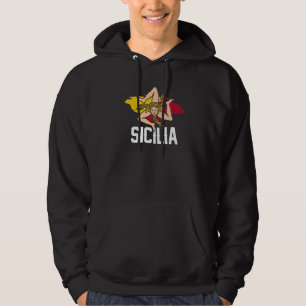 Moletom Bandeira da Sicília Sicília Palermo Itália 40