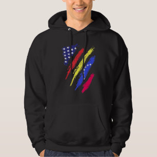 Moletom Bandeira da Venezuela Cultivada nos EUA Patriotism