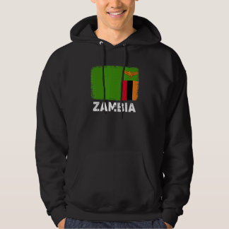 Moletom Bandeira da Zâmbia   Apoie Pessoas Zambianas Mulhe