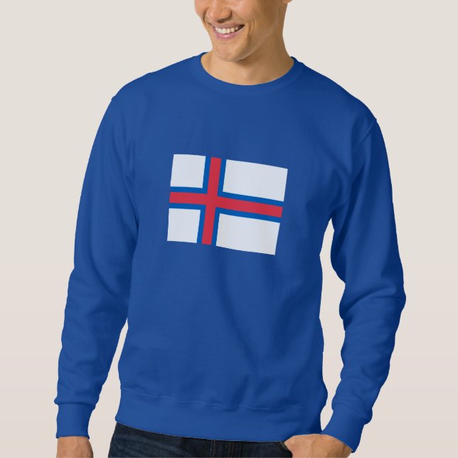 Moletom Bandeira das Ilhas Faroé (Frente)