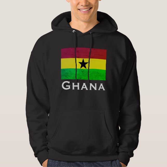 Moletom Bandeira de Gana (África Ocidental) (Frente)