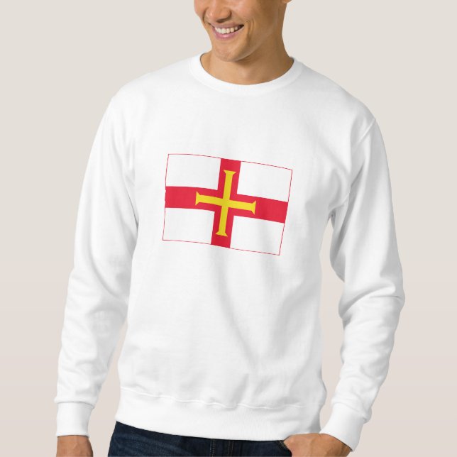 Moletom Bandeira de Guernsey (Frente)