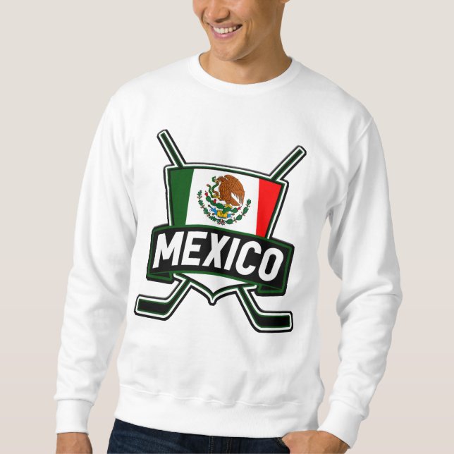 Moletom Bandeira de Hóquei no Gelo do México (Frente)