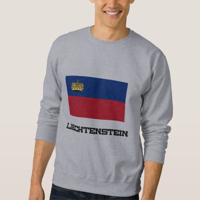 Moletom Bandeira de Liechtenstein (Frente)